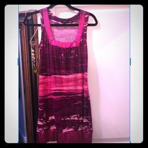 Short mini dress or tank with sparkles Express